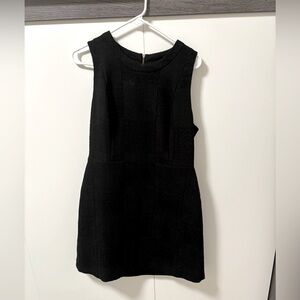 Madewell black sleeveless mini, size 12